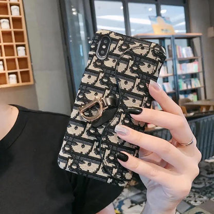 Transparent DD Fashion Embroidery Phone Case For iPhone