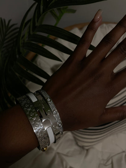 Pulseira de Amor em Prata com Diamante (com chave de fendas)