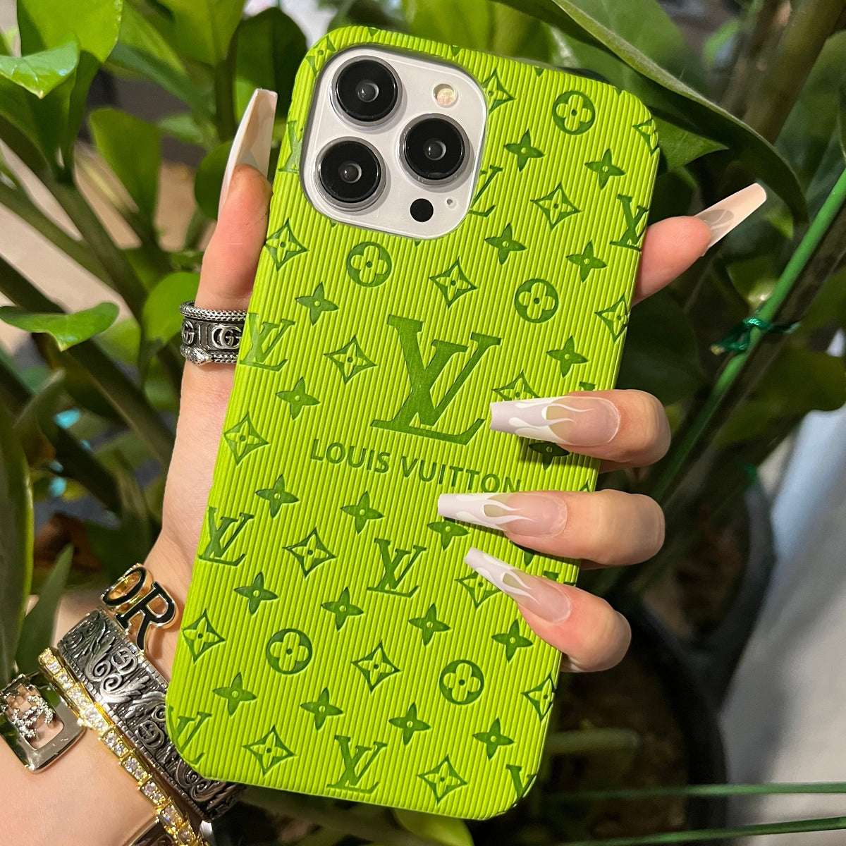 Coque de téléphone Colorful Love (Chartreuse)