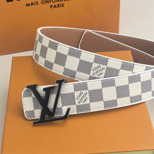 Ceinture d'amour à boucle 2 couleurs (treillis blanc)