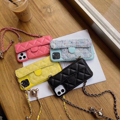 Étui tendance en cuir pour iPhone
