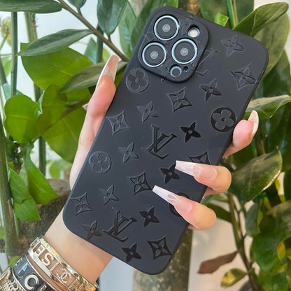 Coque de téléphone noire tendance (Petit amour)