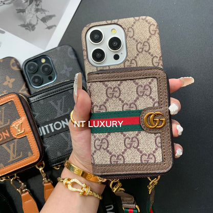 Einzigartige Handtaschen-Handyhülle mit Streifen (3er-Set)