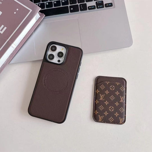 Coque de Téléphone Magsafe avec Porte-Cartes (Petit Amour 2)