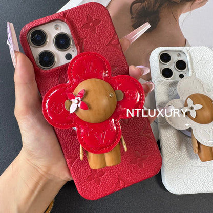 White and Red Love For Samsung With MagSafe Holder