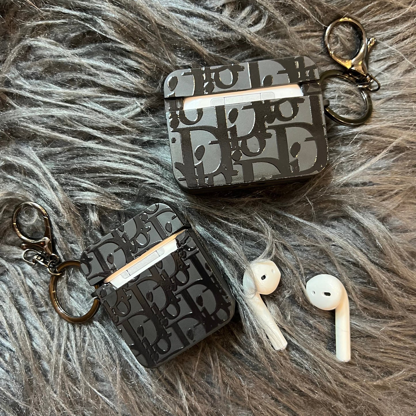 Black Trendy Airpods Case (Big Deal)