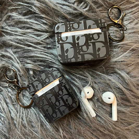 Schwarze trendige AirPods-Hülle (Super-Angebot)