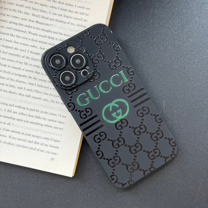 Coque de téléphone noire tendance ( G )