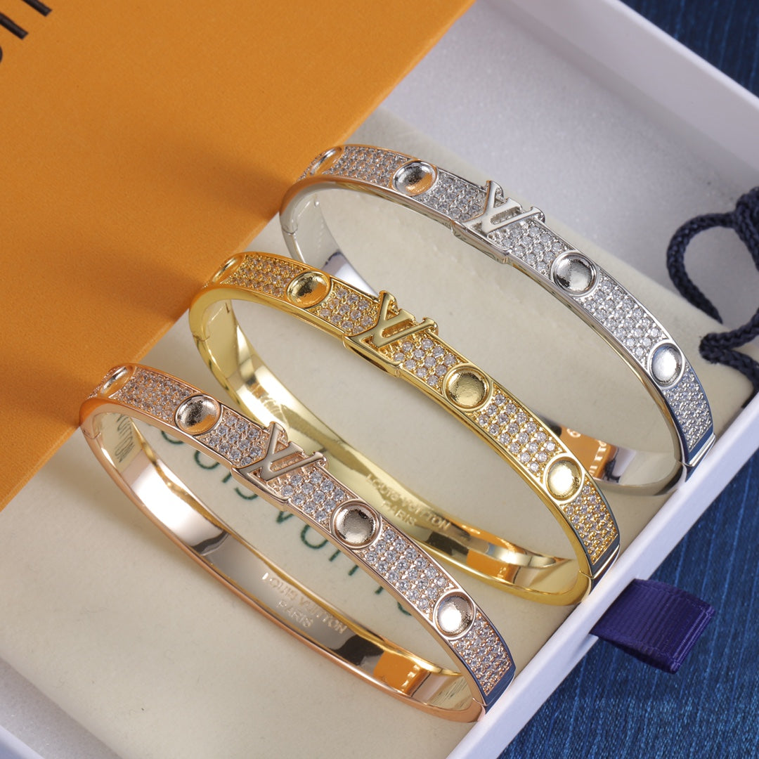 Glitter Love Rhinestone Bracelet