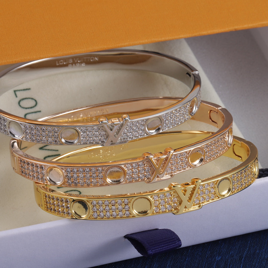 Glitter Love Rhinestone Bracelet