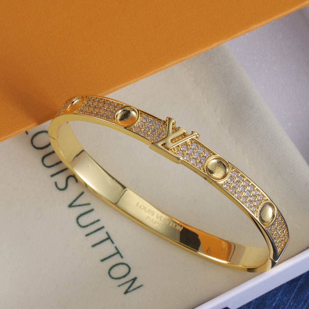 Glitter Love Rhinestone Bracelet