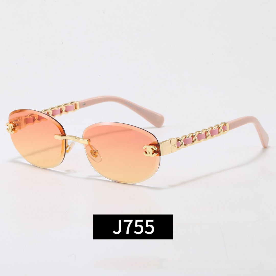 Colorful Jelly CC Girl Design Sunglasses