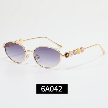 Colorful Love Frame Girl Design Sunglasses