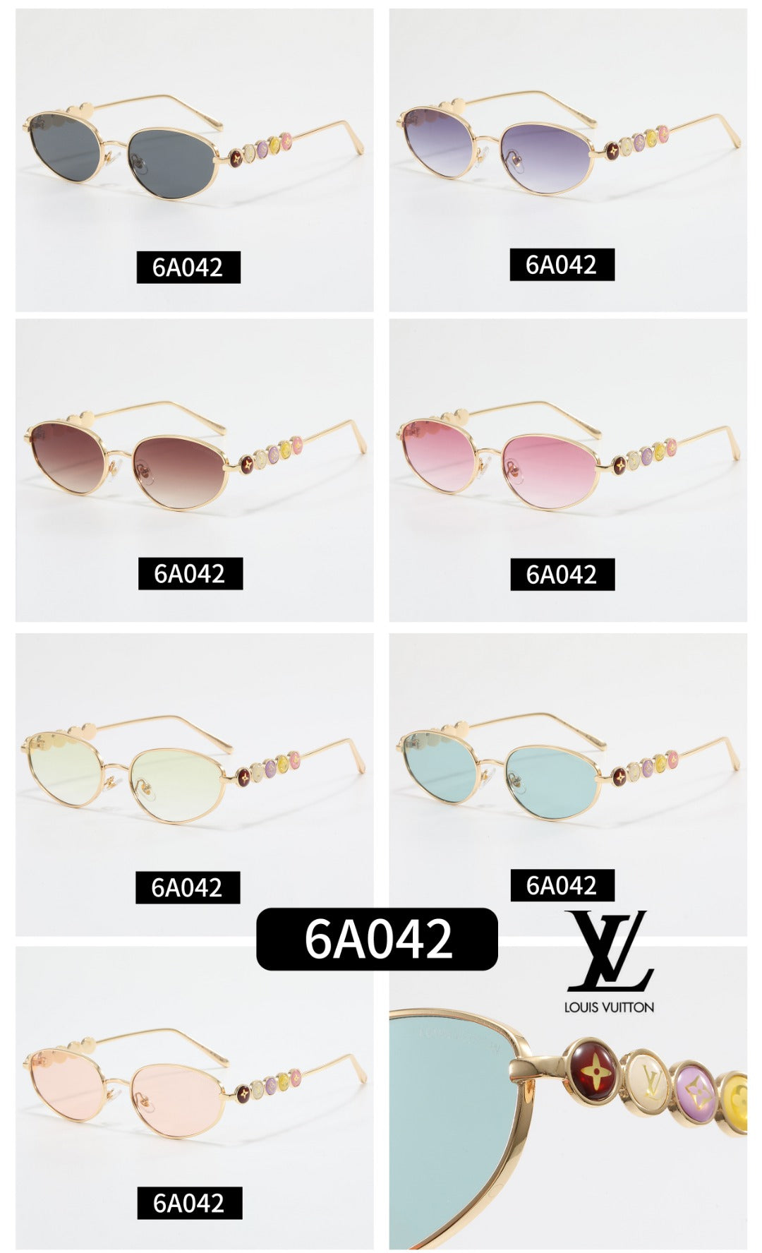 Colorful Love Frame Girl Design Sunglasses