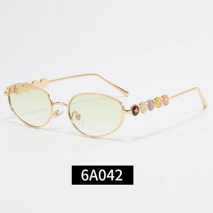 Colorful Love Frame Girl Design Sunglasses