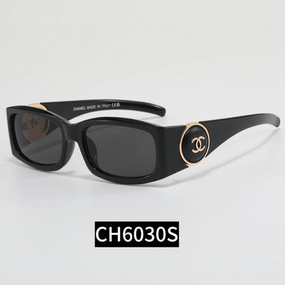 CC Button Frame Girl Design Sunglasses