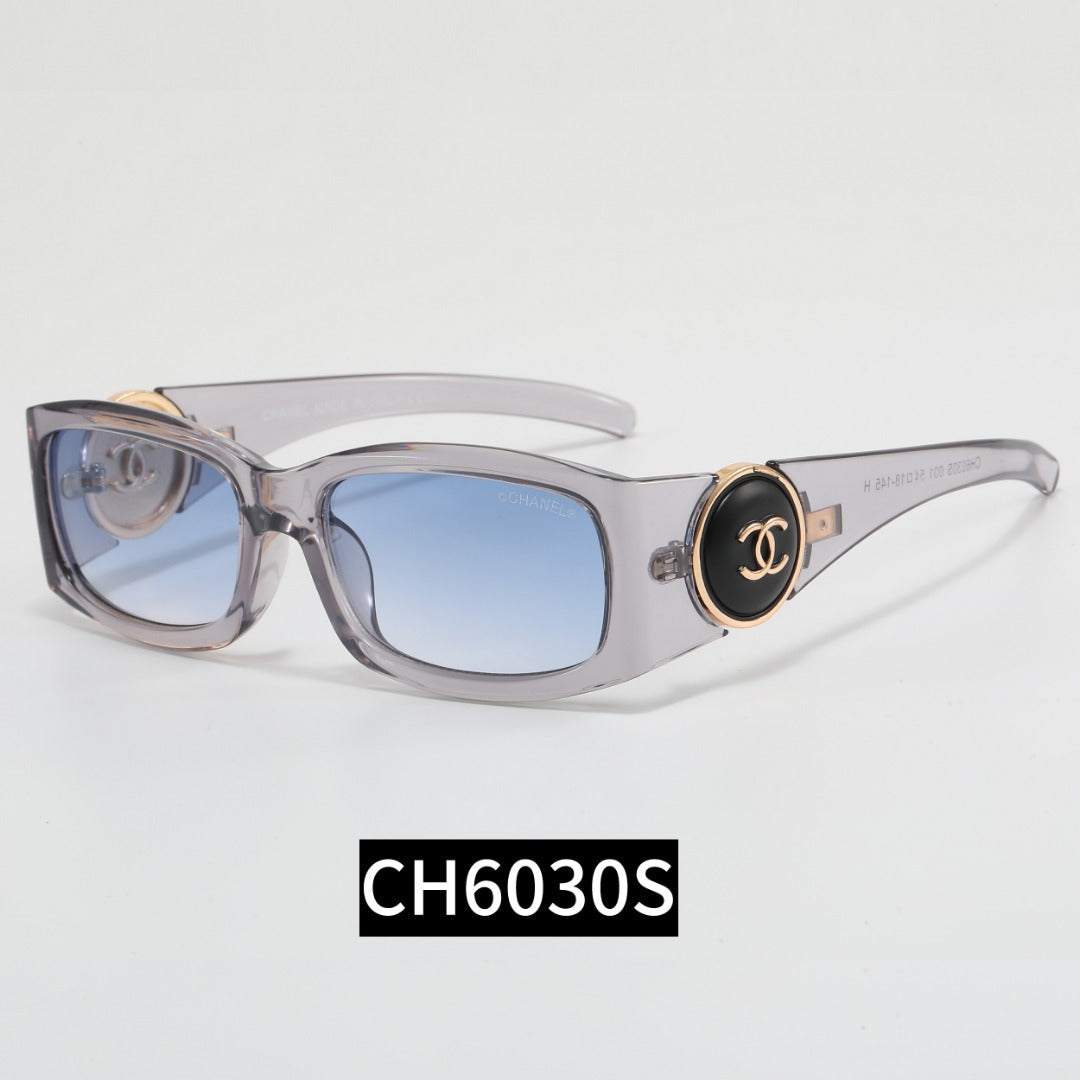 CC Button Frame Girl Design Sunglasses