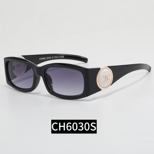 CC Button Frame Girl Design Sunglasses