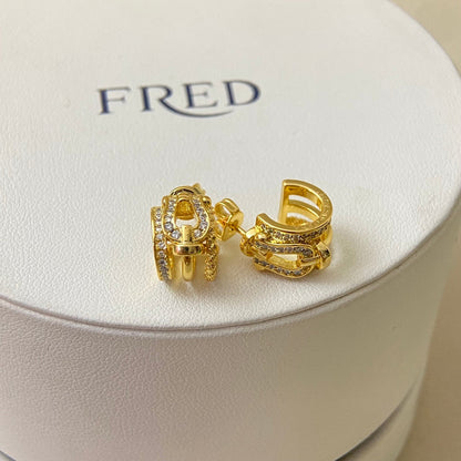 Boucles d'oreilles ancre amie