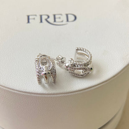 Boucles d'oreilles ancre amie