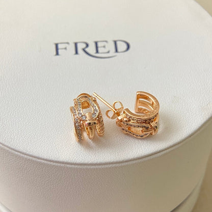 Boucles d'oreilles ancre amie