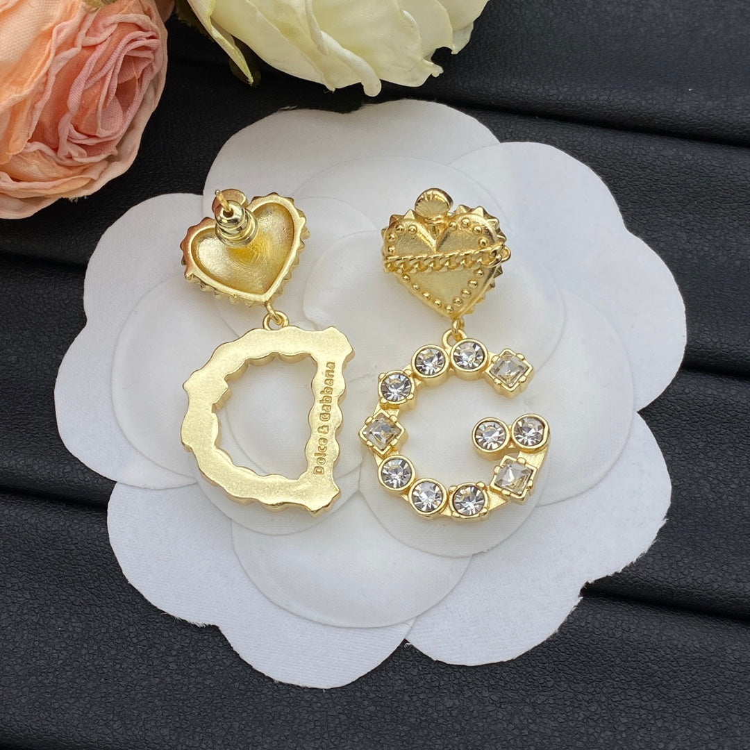 Dog Cute Letter Earrings