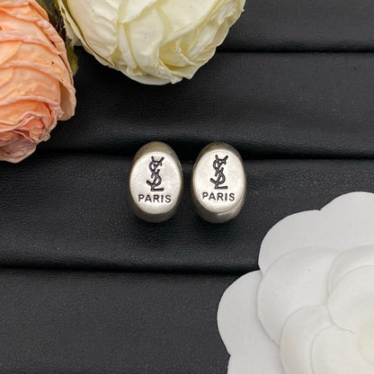 Boucles d'oreilles au design "Yes Girl" vintage
