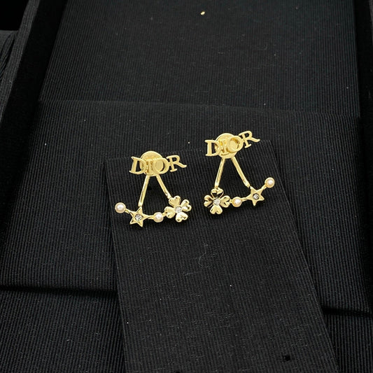 Cute Girl Dove Star Earrings