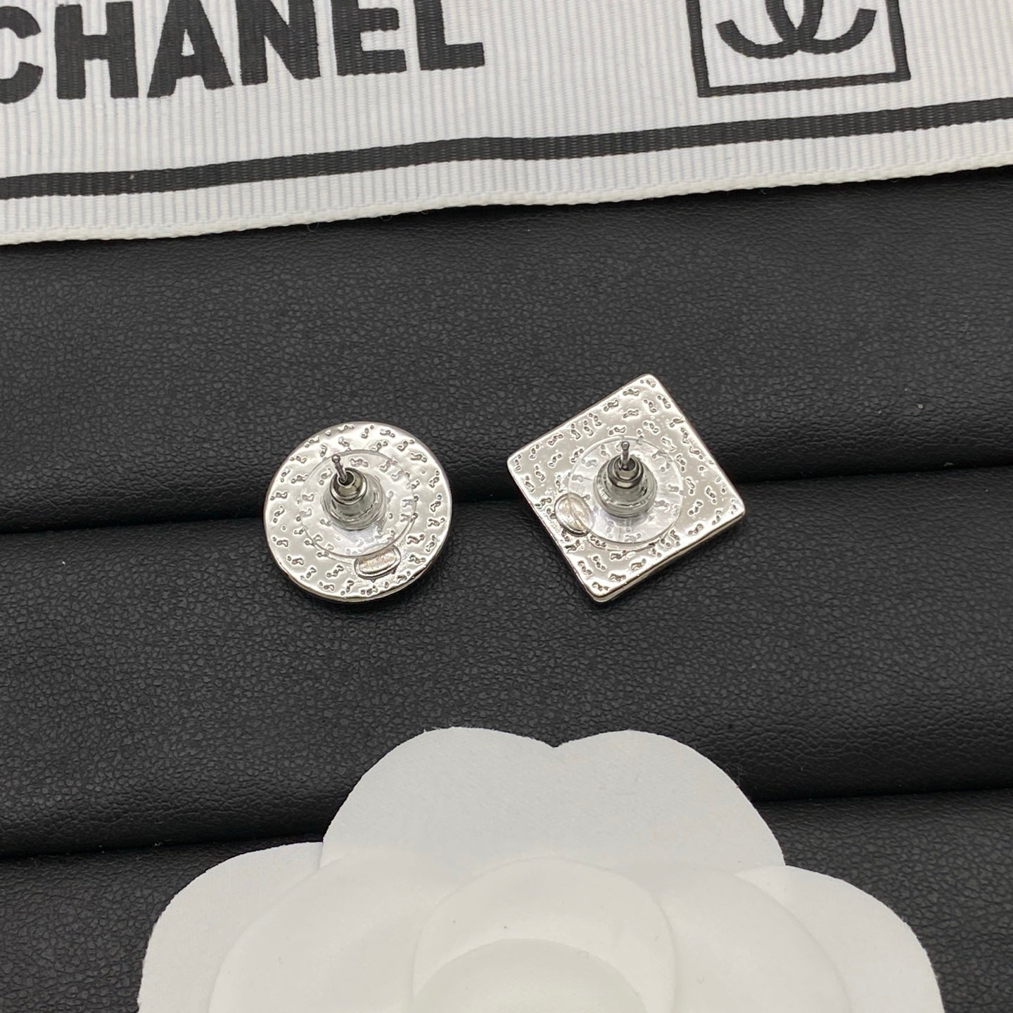 Cute Silver CC Earrings