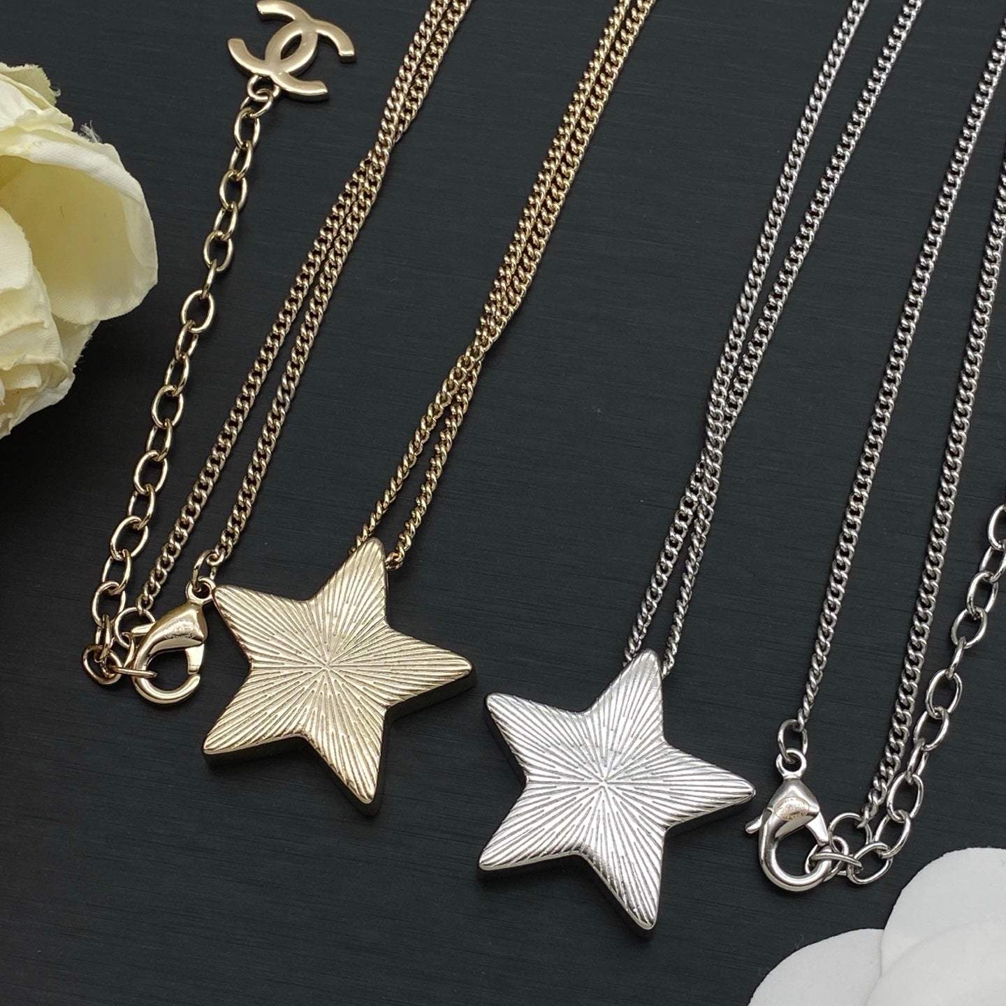 Cool Star Girl Sweater Chain Necklace