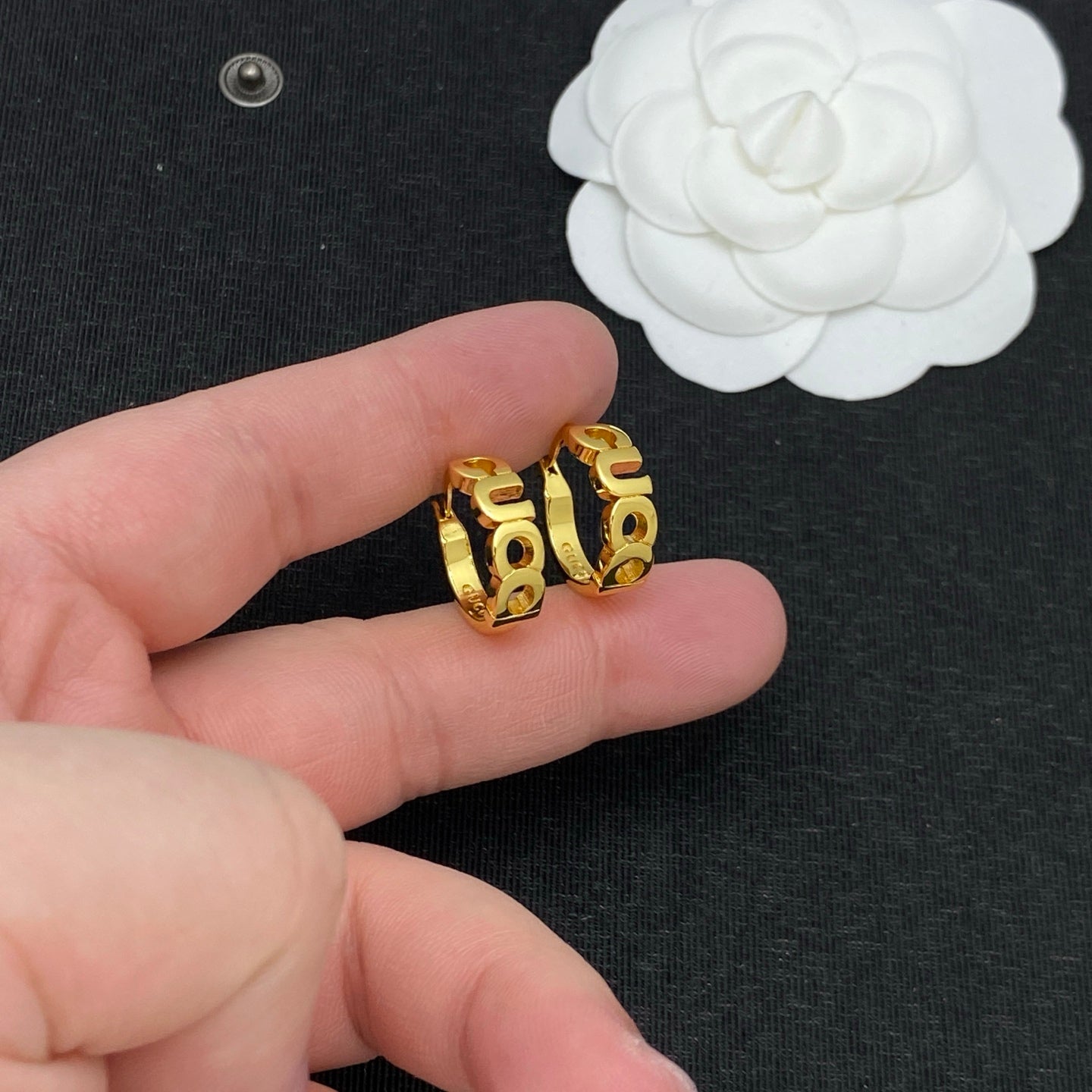 Good Golden Cute Earrings