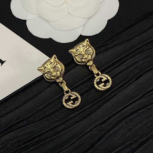 Retro Good Design 3 Set (Earrings+Bracelet +Necklace) - Gold