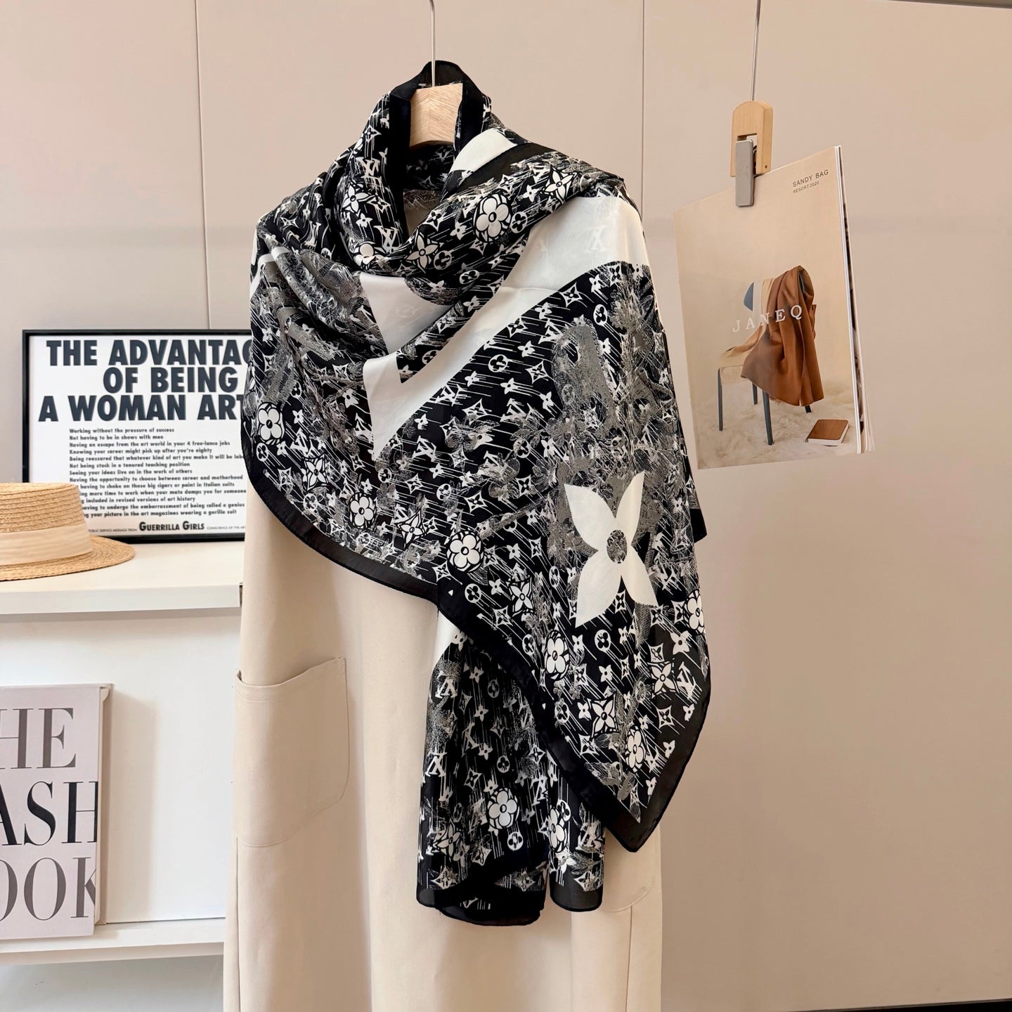 Starry style Love Long Scarf