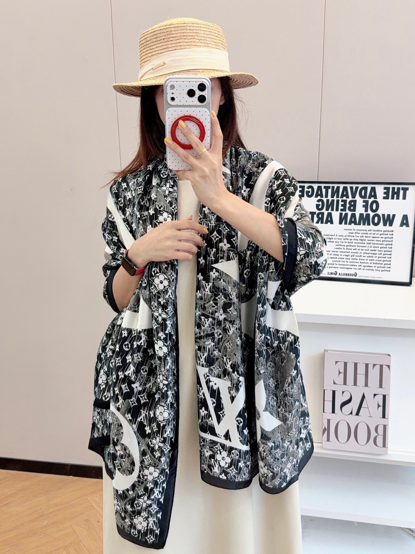 Starry style Love Long Scarf