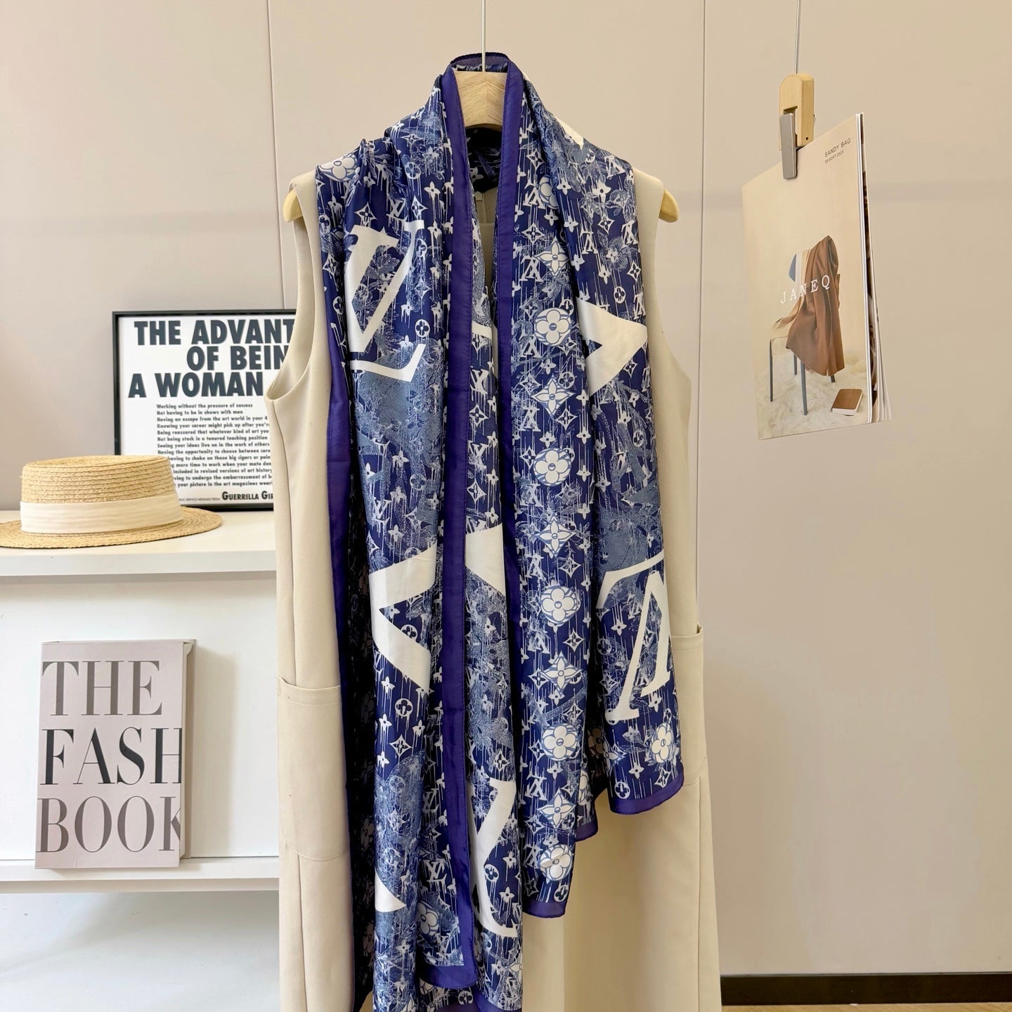 Ocean Style Love Long Scarf