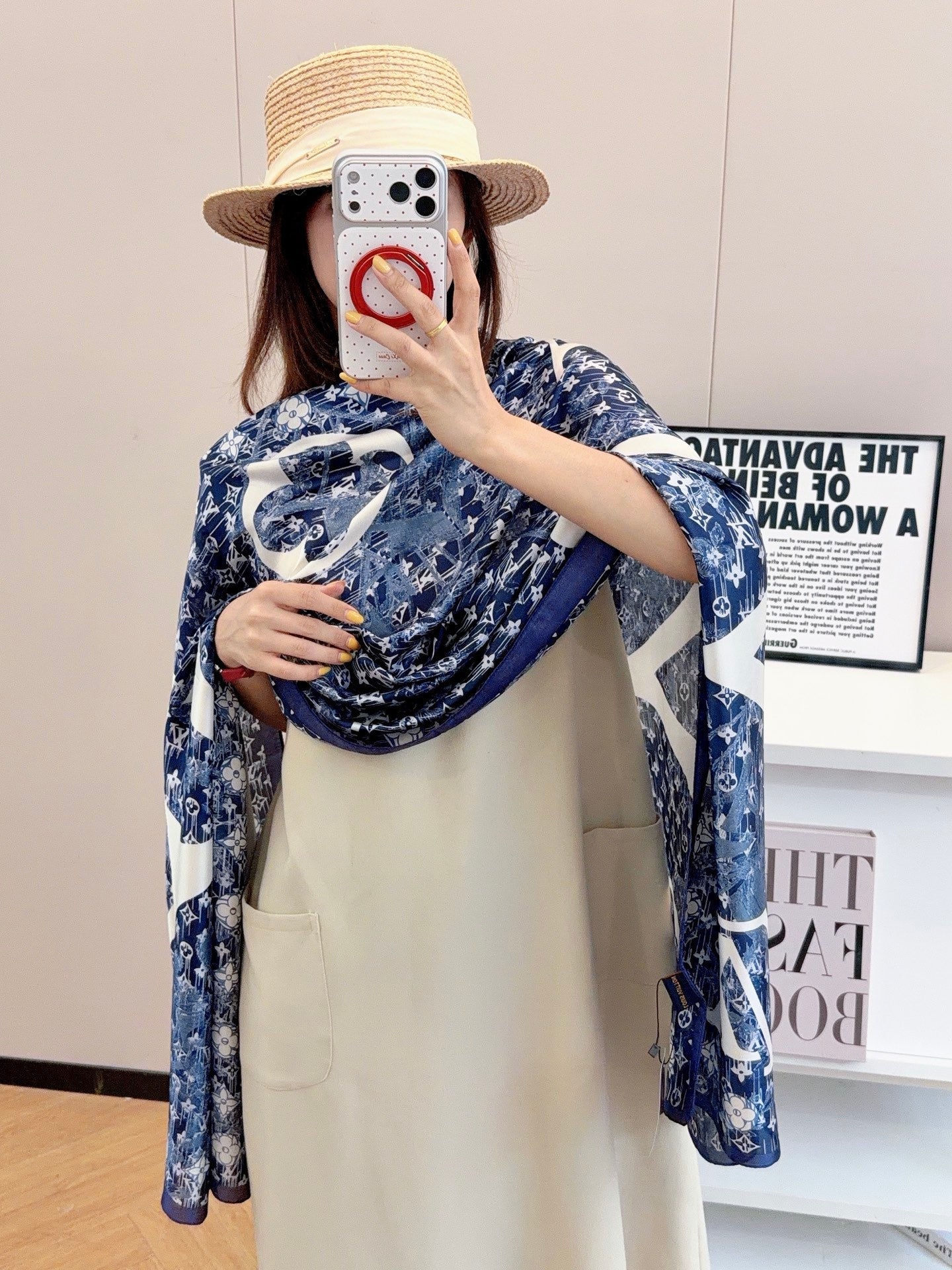 Ocean Style Love Long Scarf