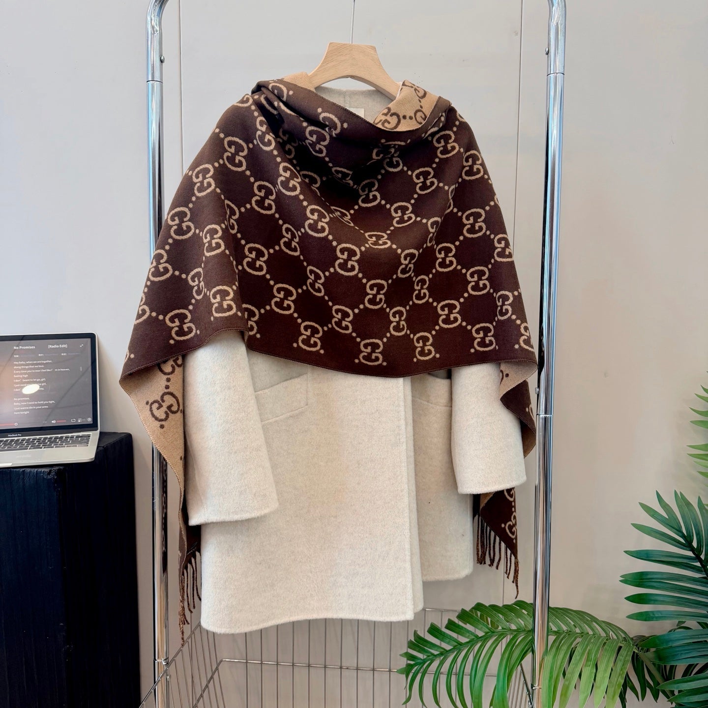 Floral Good Long Cashmere Scarf
