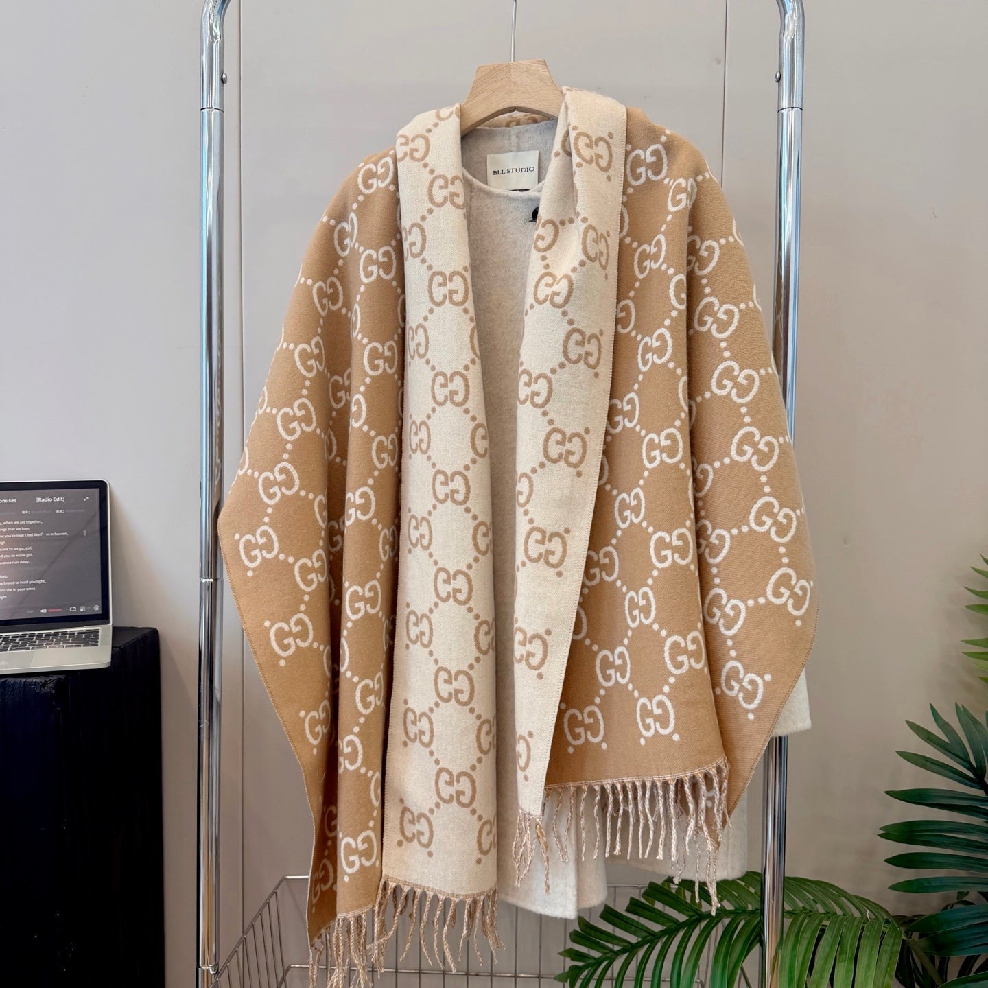 Floral Good Long Cashmere Scarf