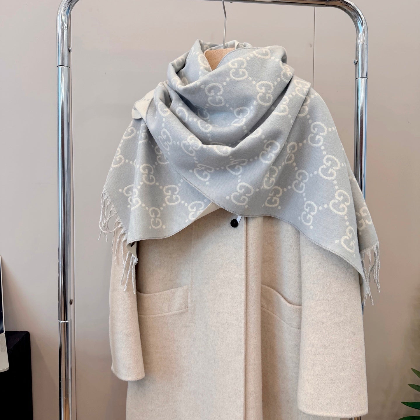 Floral Good Long Cashmere Scarf