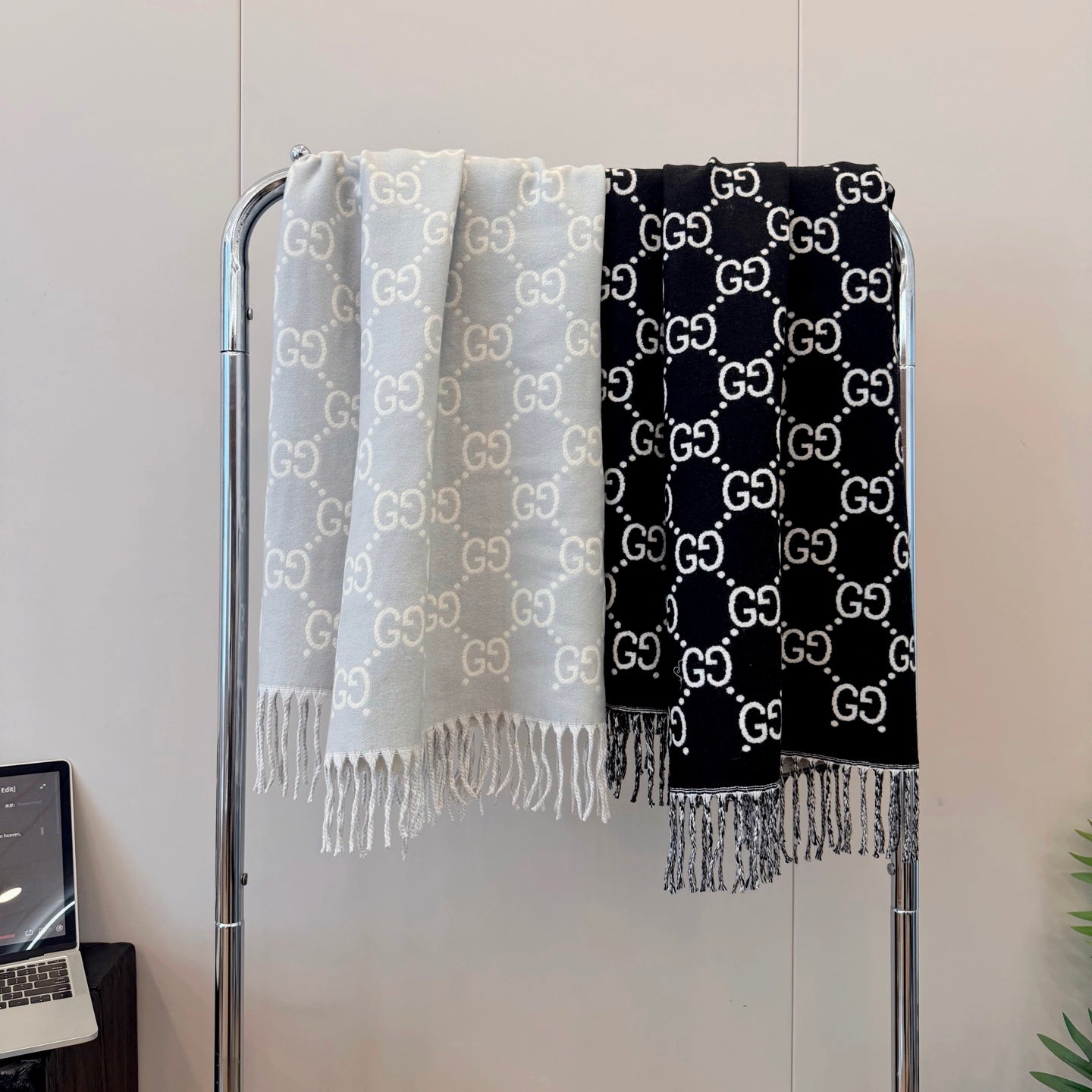 Floral Good Long Cashmere Scarf