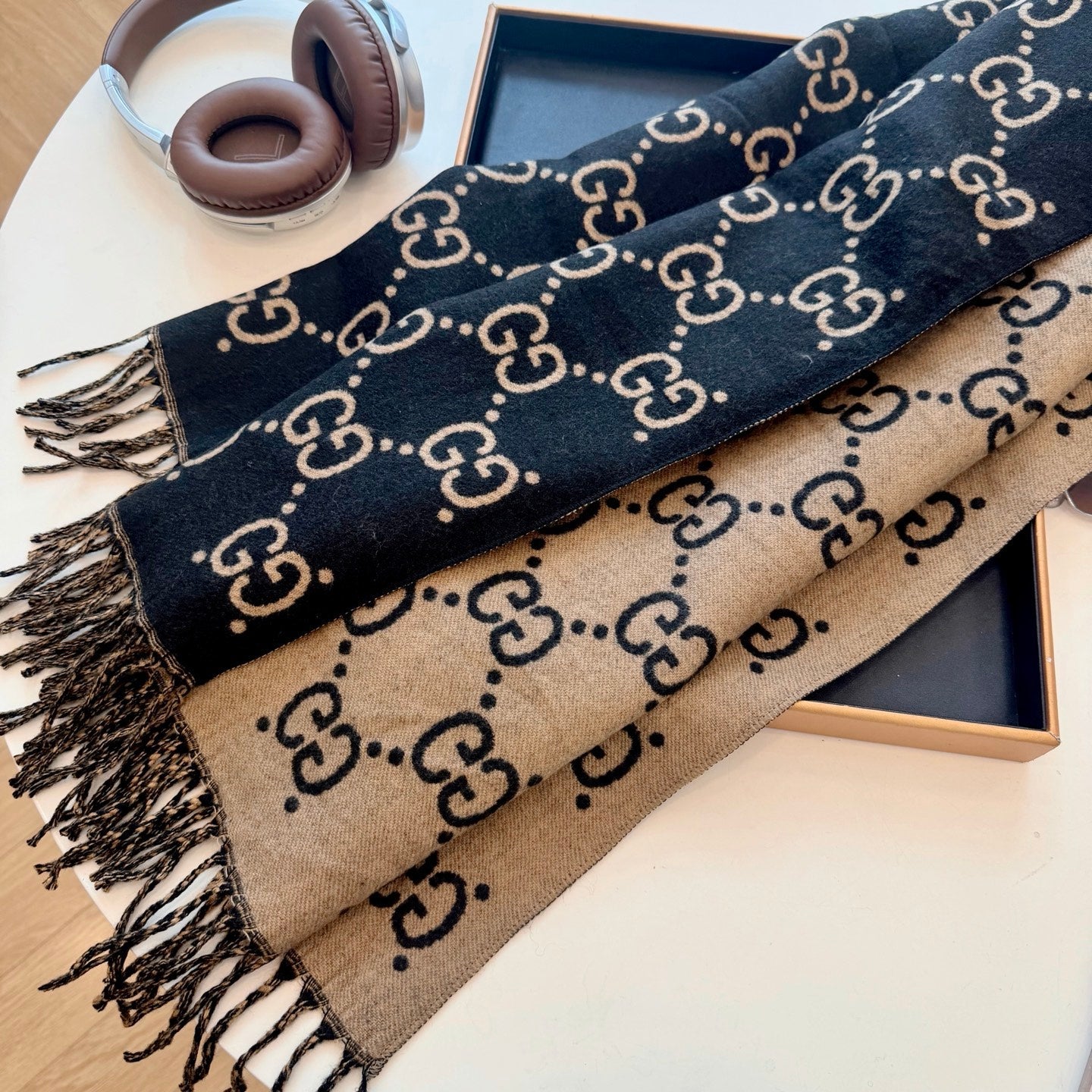 Floral Good Long Cashmere Scarf