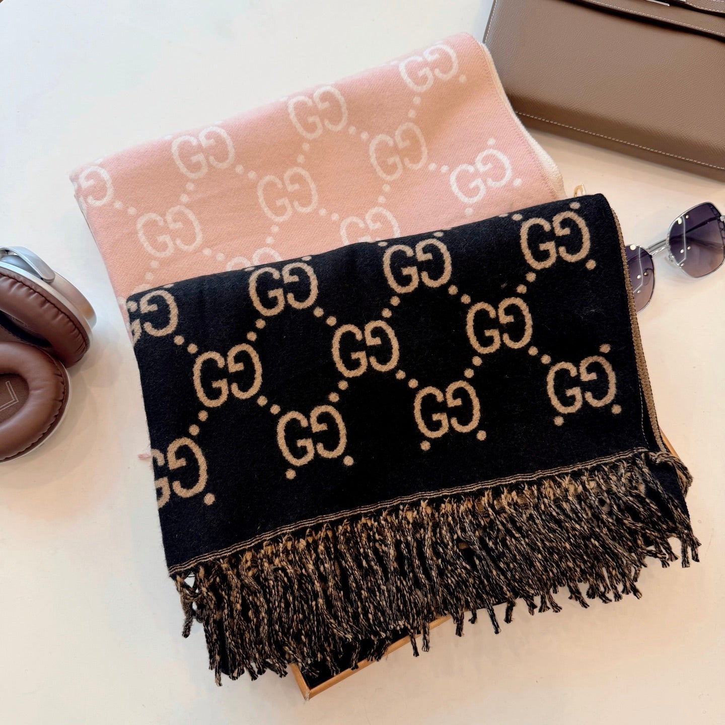 Floral Good Long Cashmere Scarf