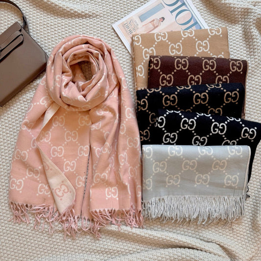 Floral Good Long Cashmere Scarf