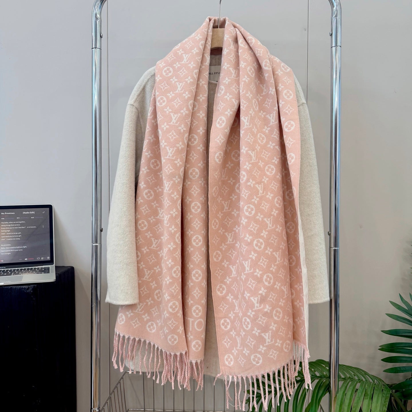 Floral Love Long Cashmere Scarf