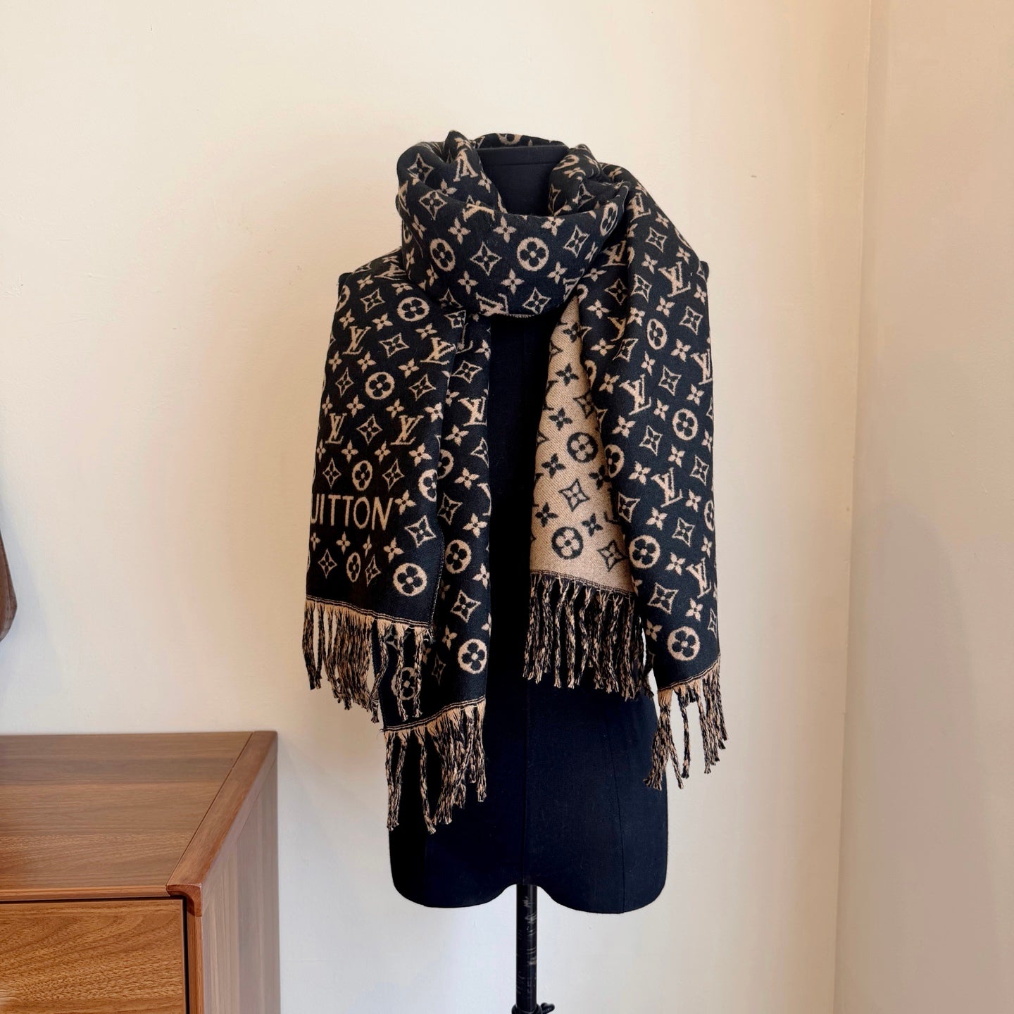 Floral Love Long Cashmere Scarf