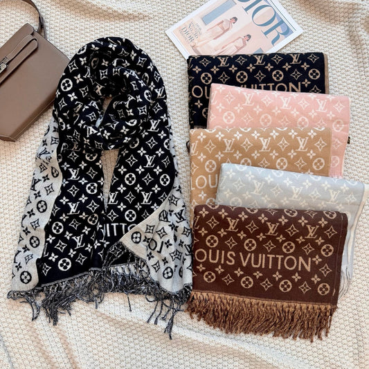 Floral Love Long Cashmere Scarf