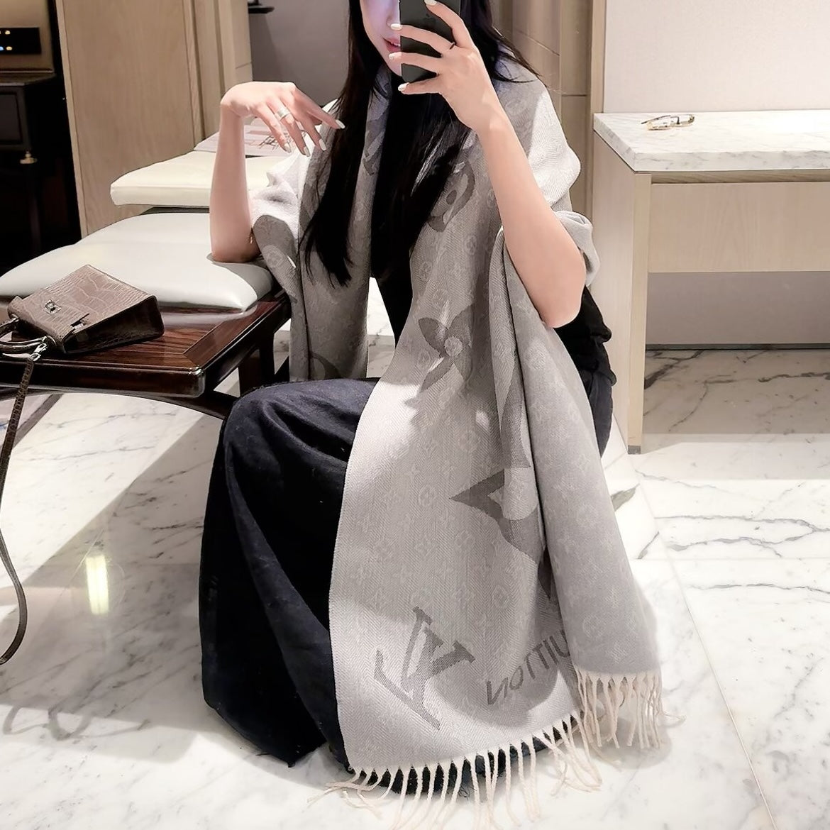 Fancy Love Long Cashmere Scarf